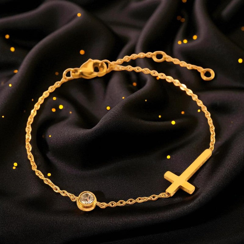 Conjunto - Collar/Aretes/Pulsera Salvacion Gracia Dorada / Salvation Grace