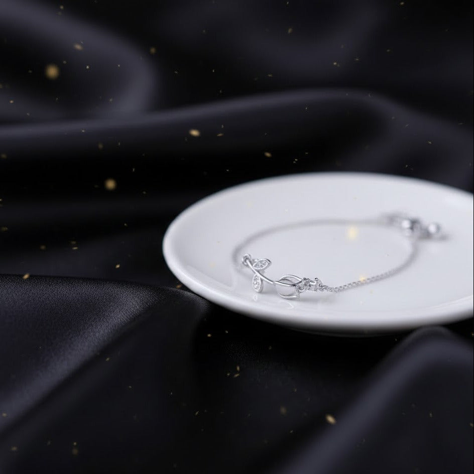 Pulsera Plateada de Tulipan