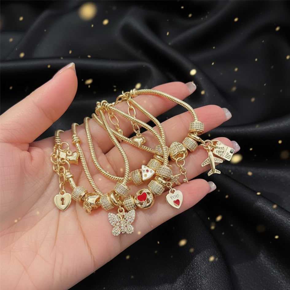 Brazalete Dorado "Fe y Brillo" Estrella