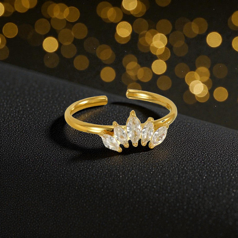 Anillo Dorado "Destello Alisio"