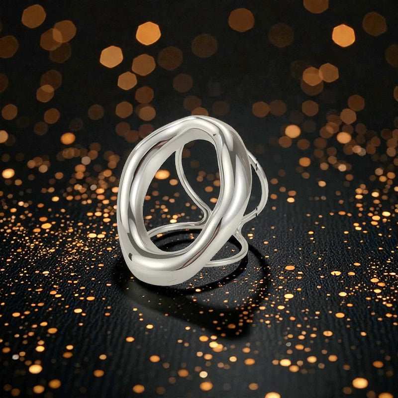 Anillo Plateado "Esencia"