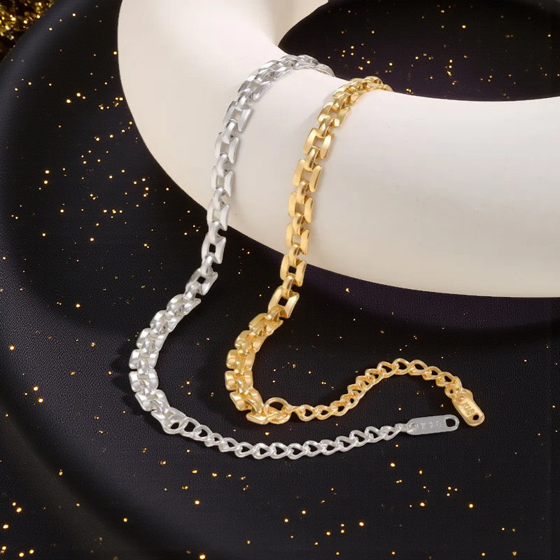 Pulsera Cadena Plateada "Veritatis"