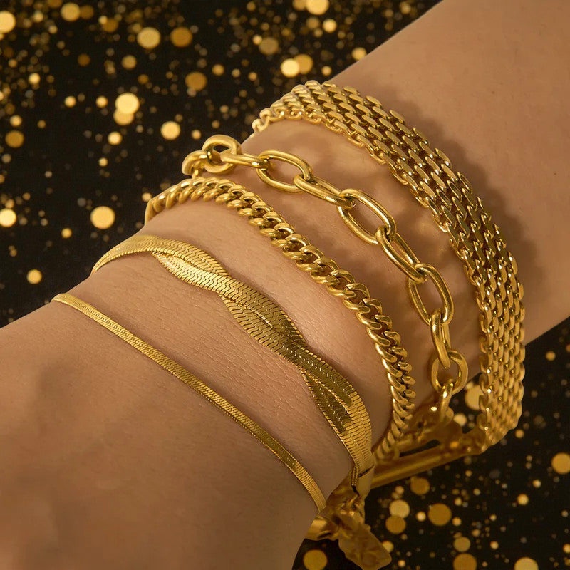 Pulsera Dorada "Linaje"