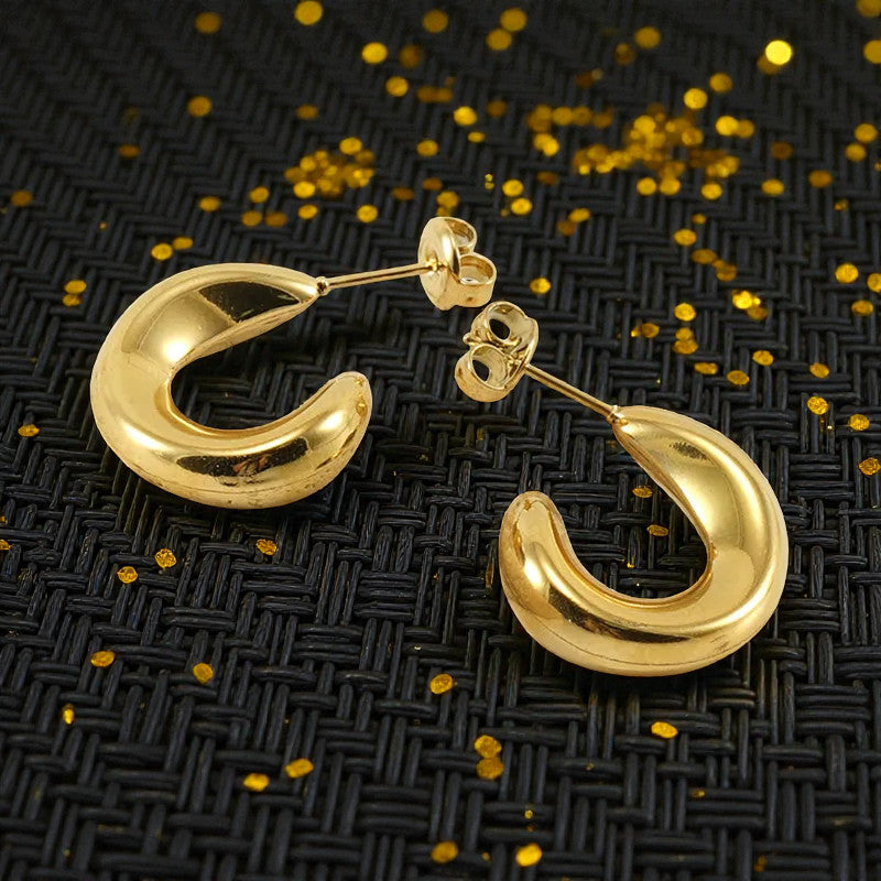Aretes "Gracia Plena" El Equilibrio de la Sofisticación 32mm x 26mm