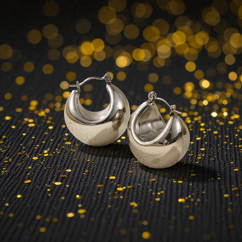 Aretes Plateados "Abundance"