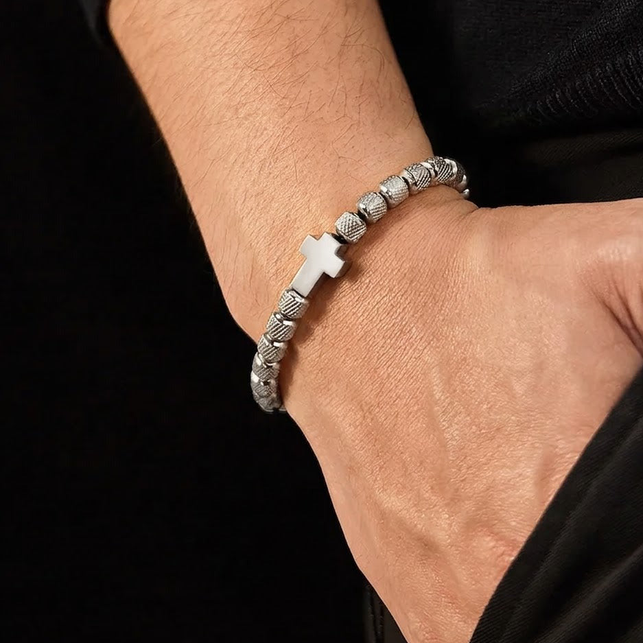 Pulsera Plateada "Carta de Amor"