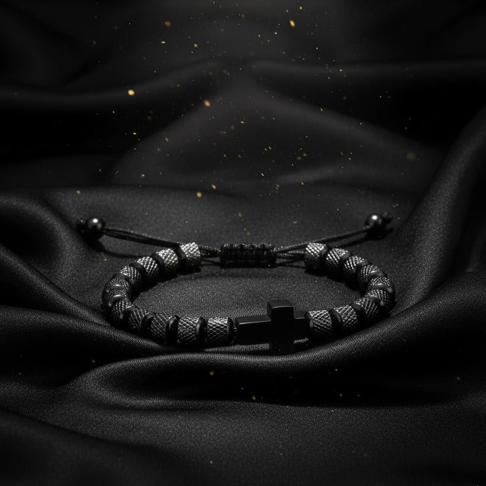 Pulsera Negra "Carta de Amor"