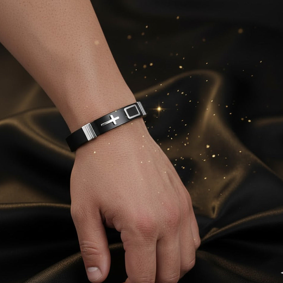 Pulsera "Legacy Cross" Plateada