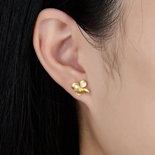 Aretes - Pendientes Florecer Dorado / Golden Bloom