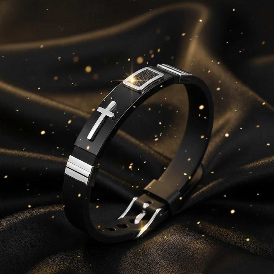 Pulsera "Legacy Cross" Plateada