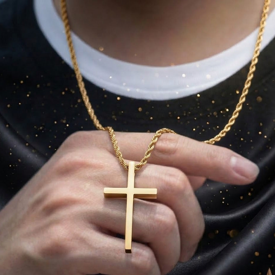 Collar Cruz Dorada