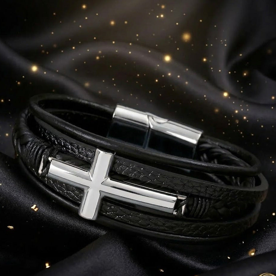 Pulsera Plateada "Crux"