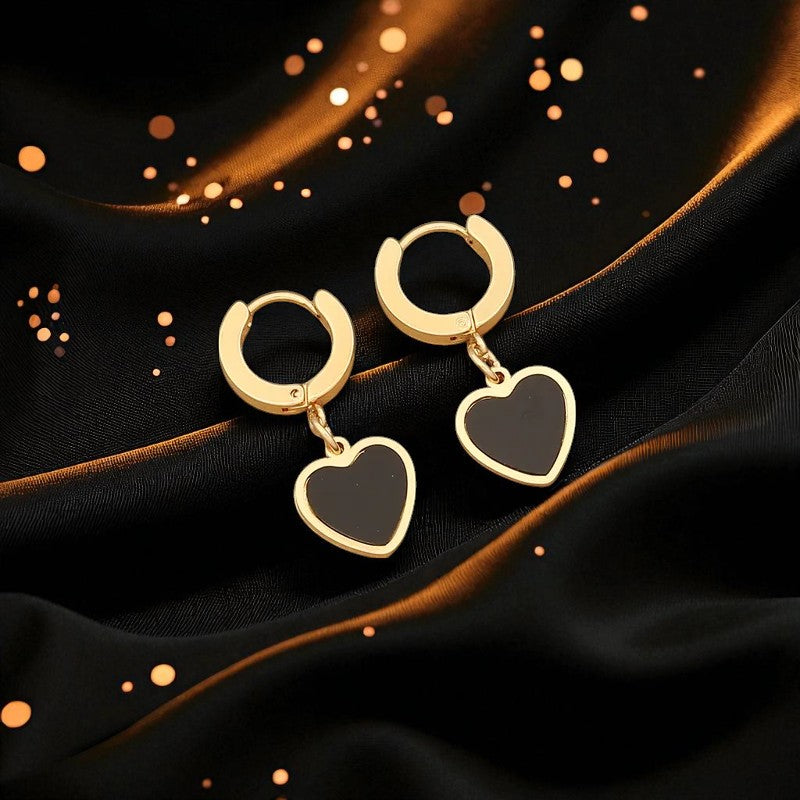 Conjunto - Collar/Aretes/Pulsera Trial Caras Corazon Dorado / Trial Faces Heart