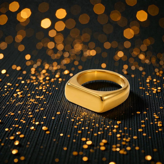 Anillo Dorado "Sello del Alma"