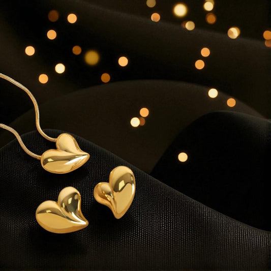 Conjunto - Collar/Aretes Un Alma Dorada / One Soul