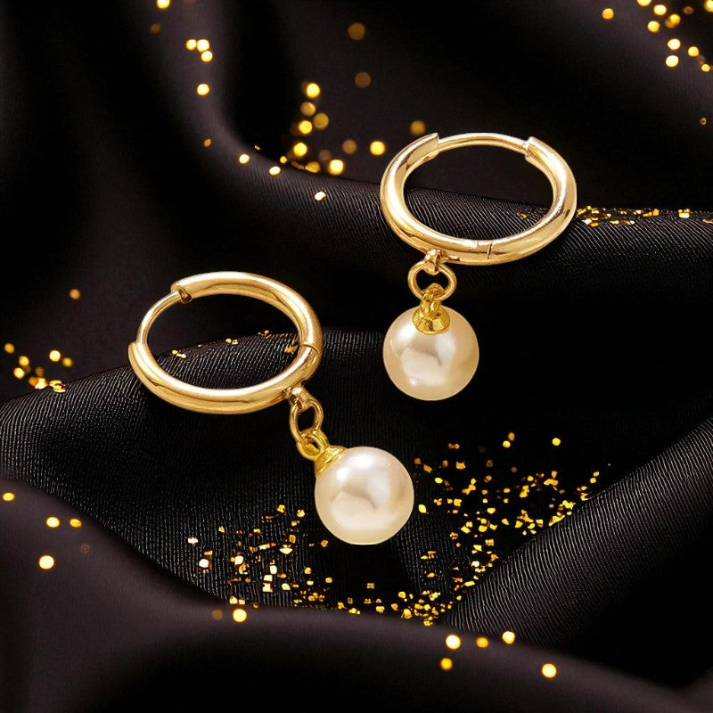 Conjunto - Collar/Aretes/Pulsera Lazo de Perlas Blancas / White Pearl Bow