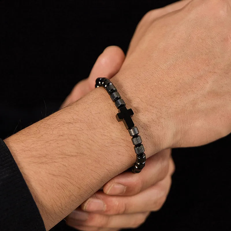 Pulsera Negra "Carta de Amor"