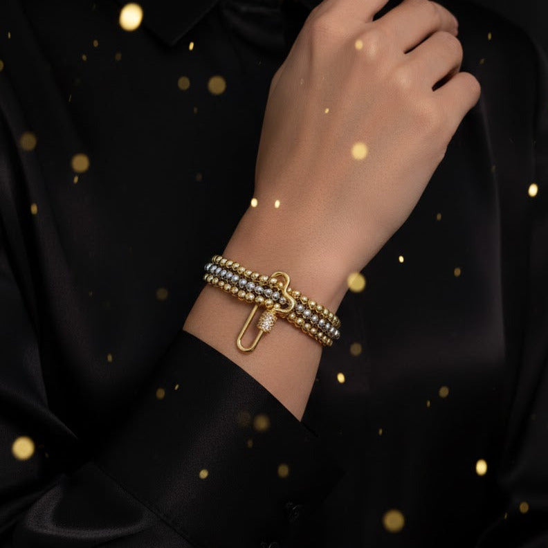 Pulsera Bitono "Esencia Trinity" Cruz