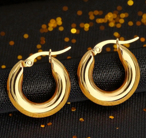 Arracadas Doradas "Aura"