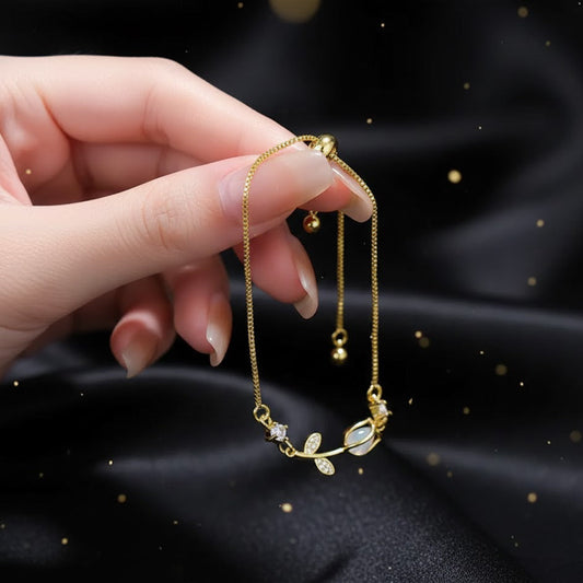 Pulsera Dorada de Tulipan