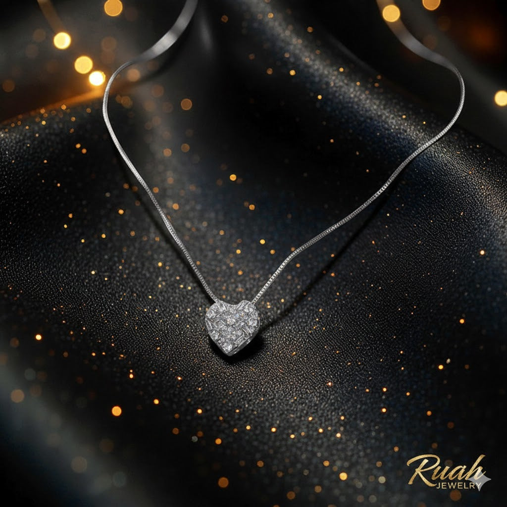 Collar Platedo "Satis de Corazon"