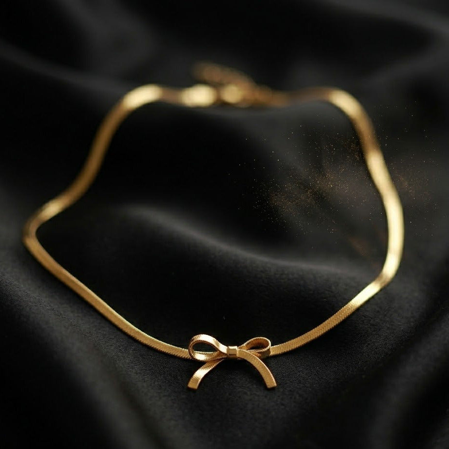 Conjunto Dorado 3 Piezas "Lazo de Gracia"