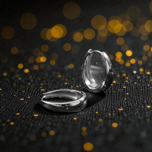 Arete Plateado "Eternidad"