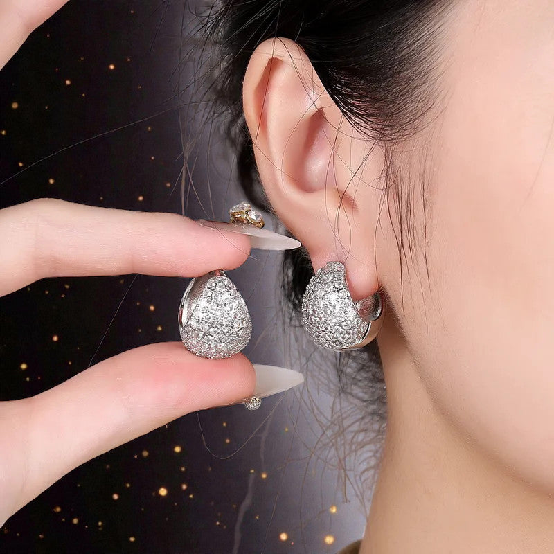 Aretes Plateados "Gloria"