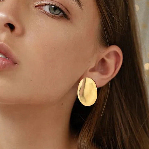 Aretes Dorados "Luna Desértica" (Desert Moon)