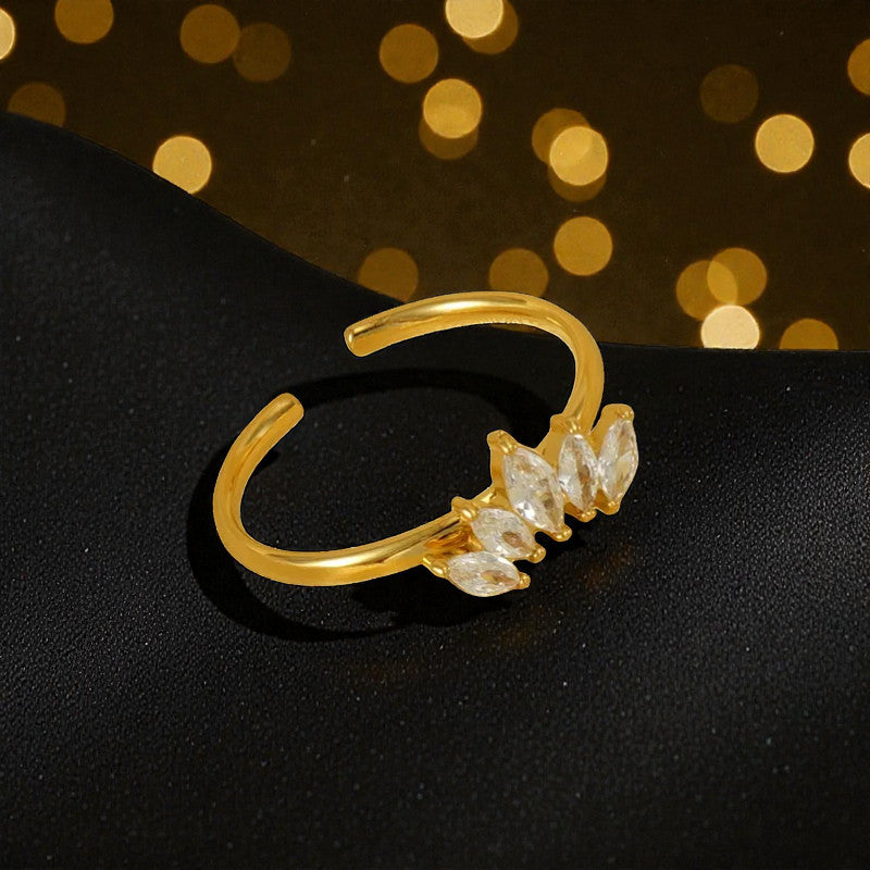 Anillo Dorado "Destello Alisio"