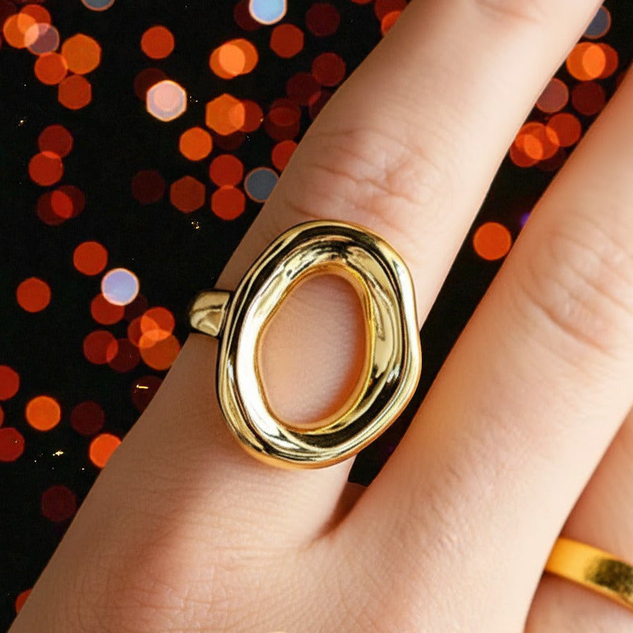 Anillo Dorado "Alfa"