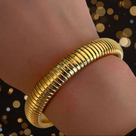 Brazalete Dorado "Soulex" 10mm