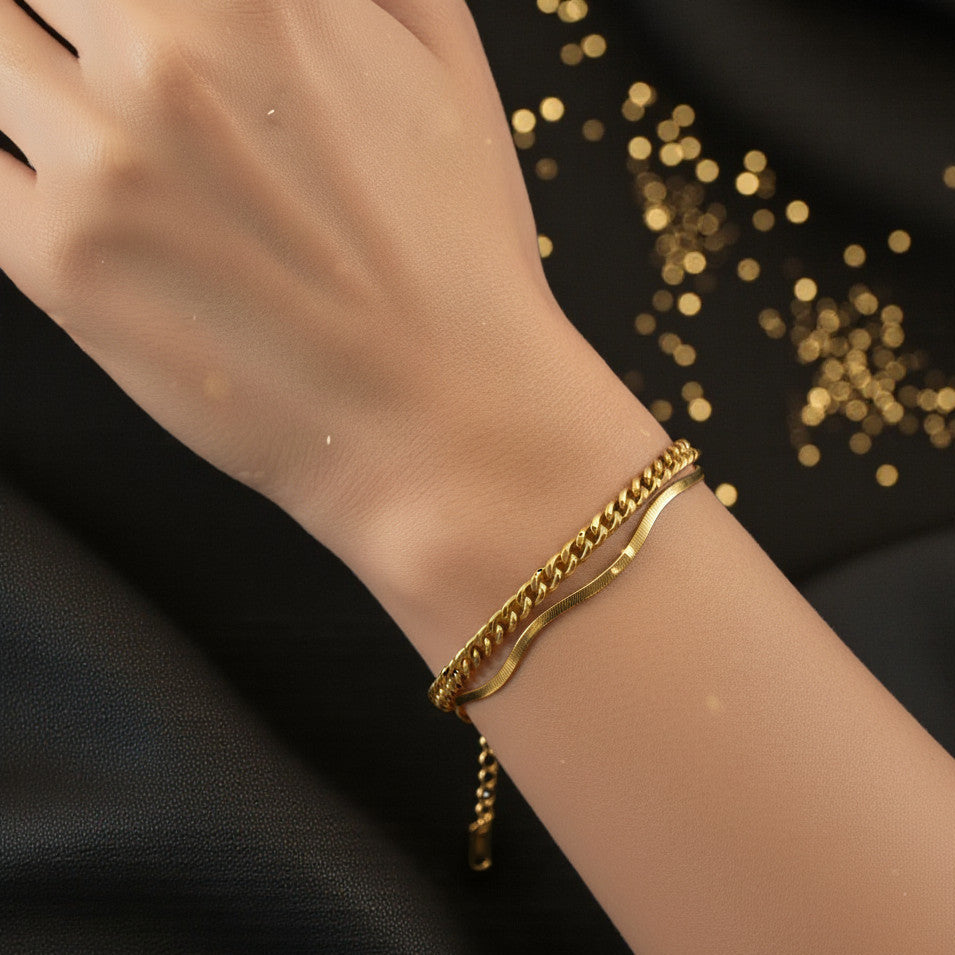 Pulsera Dorada "Linaje Vida"