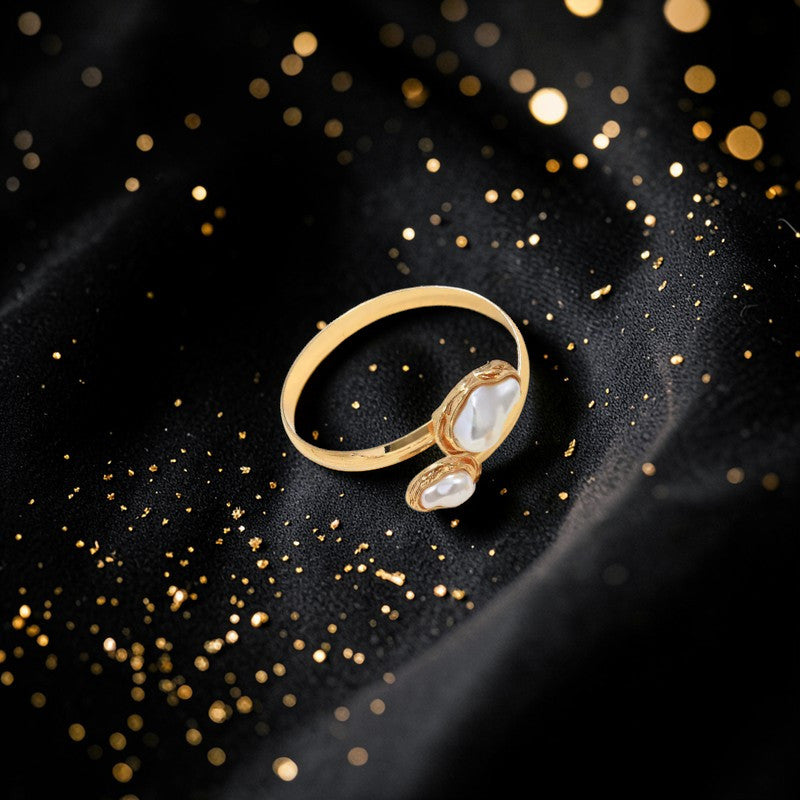 Conjunto Dorado de 4 piezas "Luxe Abstract"