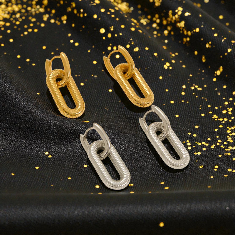 Aretes Eco Plateado Eterno