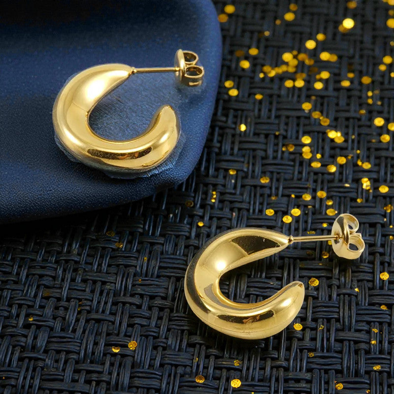 Aretes "Gracia Plena" El Equilibrio de la Sofisticación 32mm x 26mm