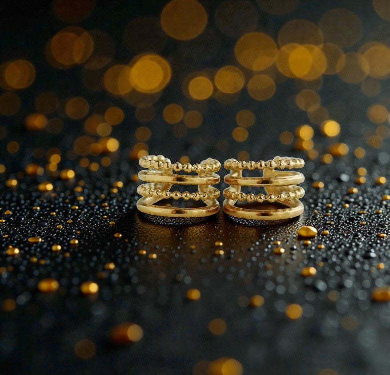 Aretes Ear Cuff "Trinidad de Luz"