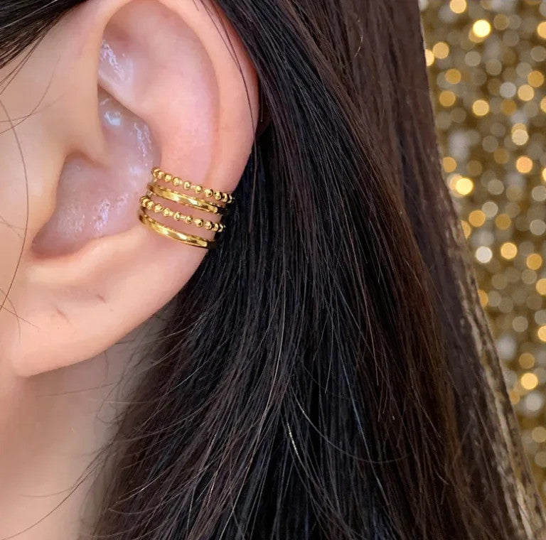 Aretes Ear Cuff "Trinidad de Luz"