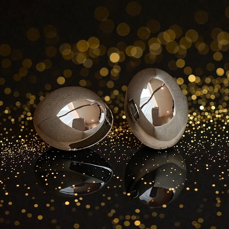 Aretes Plateados "Reflejo de Paz"