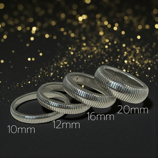 Brazalete Plateado "Soulex" 10mm