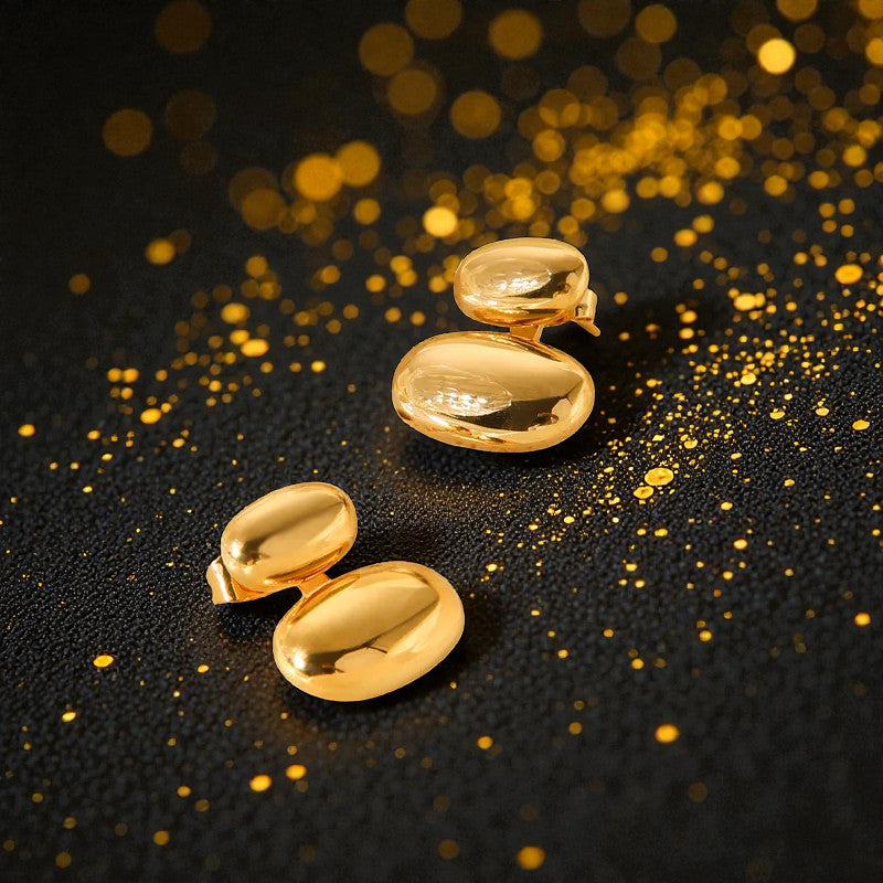 Aretes Dorados "Promesa Dual"