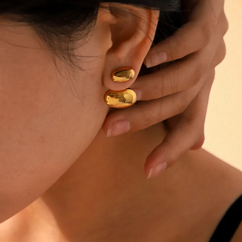 Aretes Dorados "Promesa Dual"