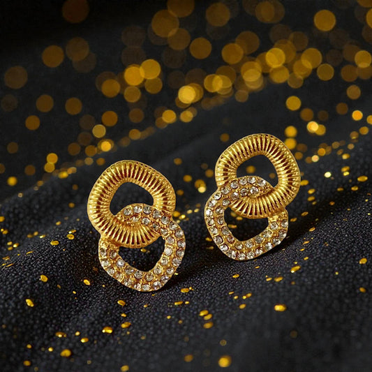 Aretes Dorados "Alianza de Luz"