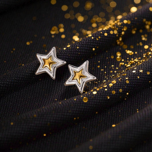 Aretes "Estrella Dual"