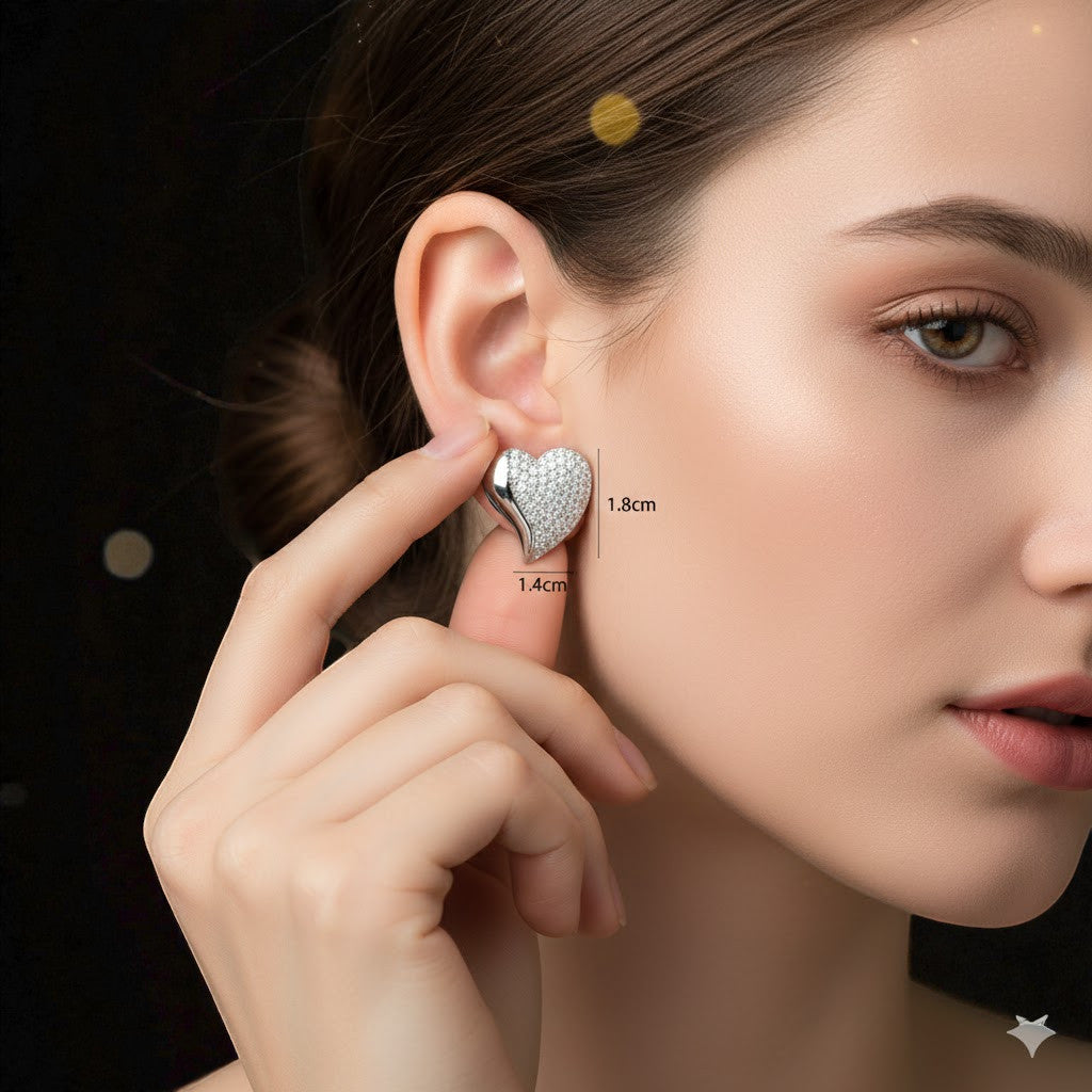 Aretes Plateados "Gracia"