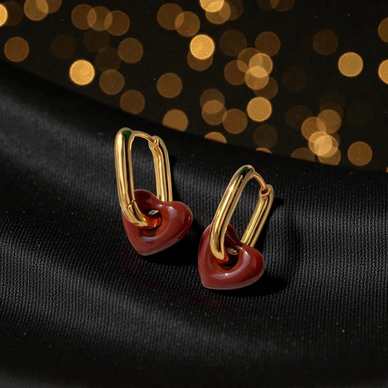 Arete Rojo "Cántico"