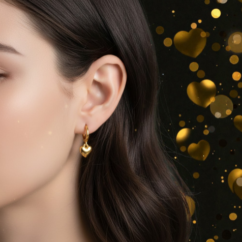 Arete Dorado "Promesa de Corazon"