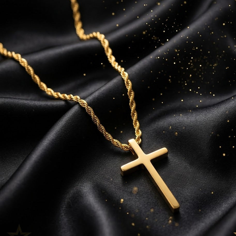 Collar Cruz Dorada