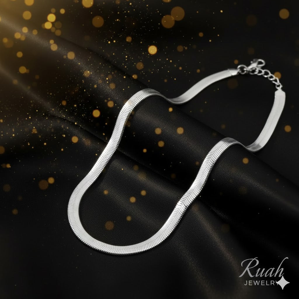 Collar Plateado Ruah Elegance