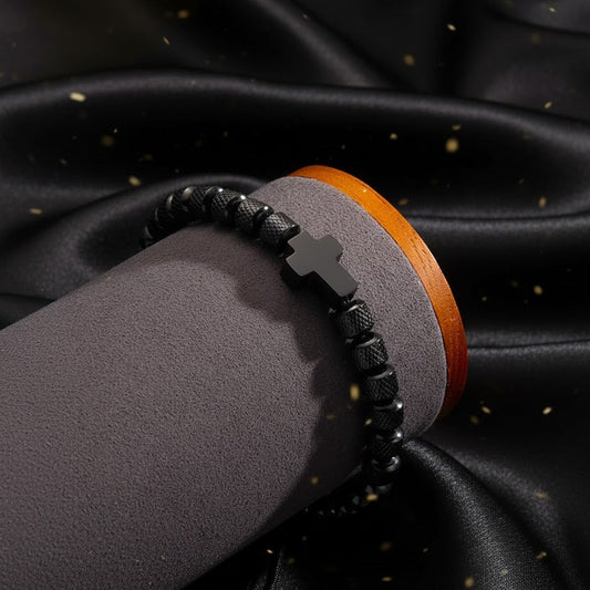 Pulsera Negra "Carta de Amor"